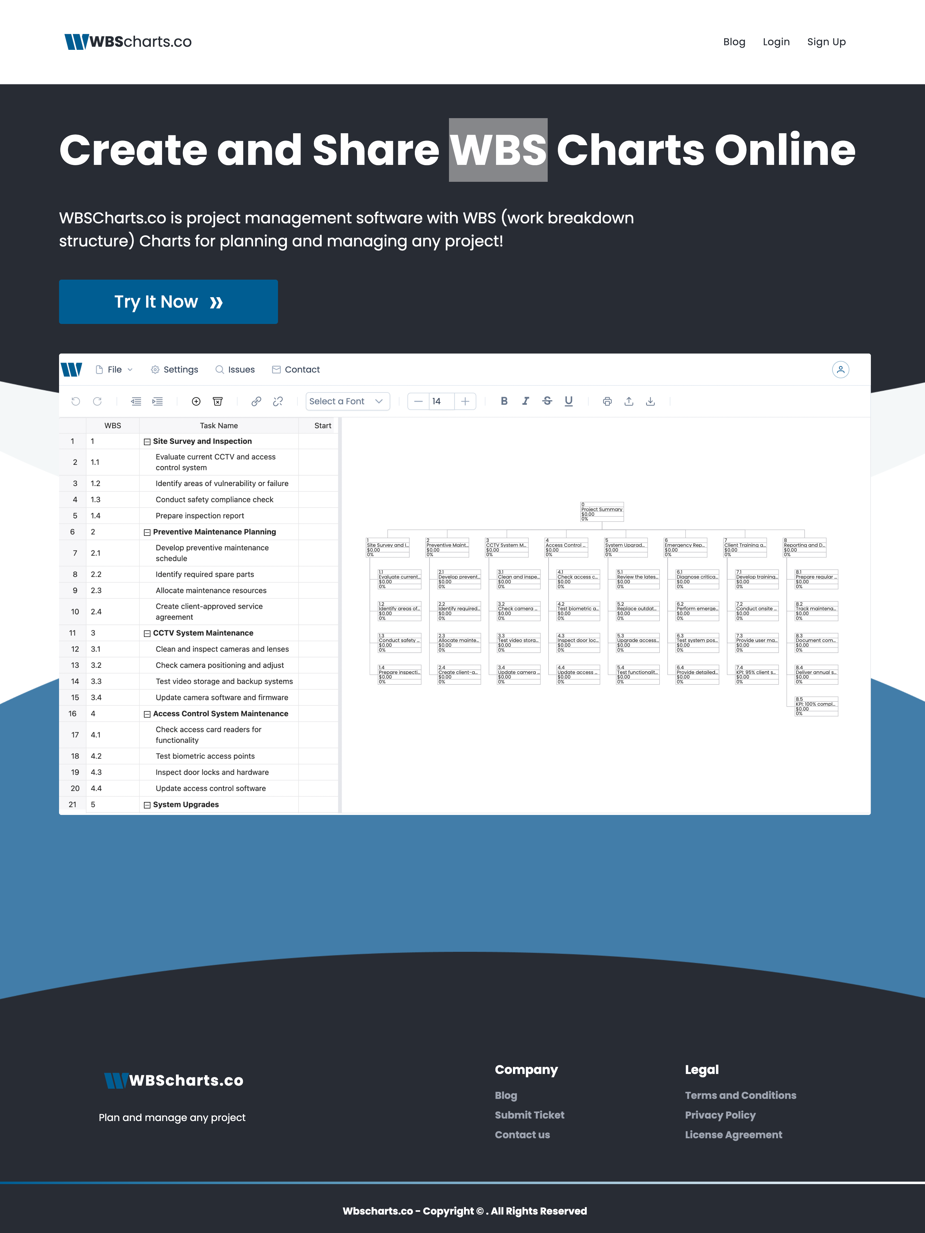 Screenshot 2 of wbscharts.co