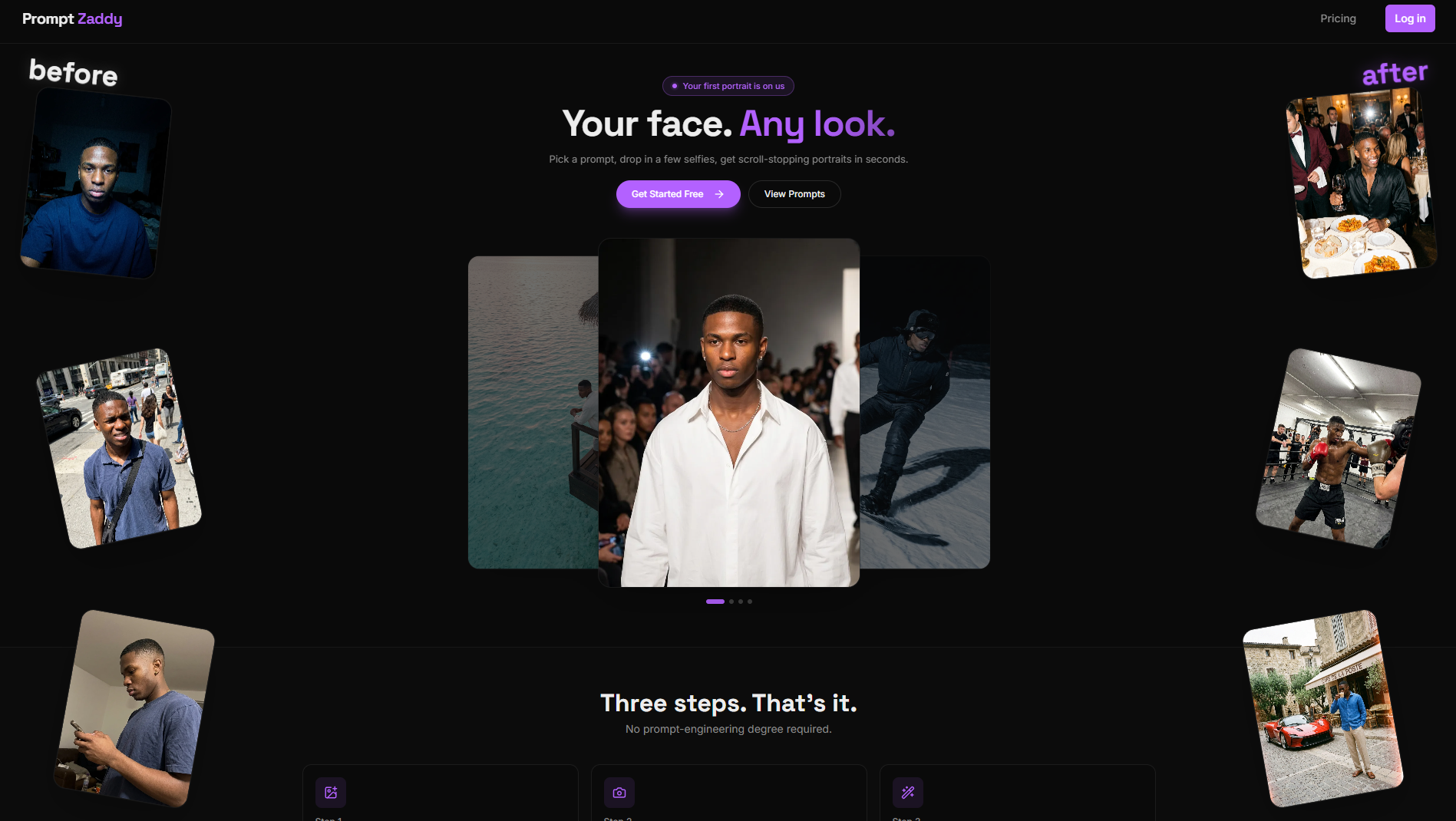 Screenshot 1 of Prompt Zaddy