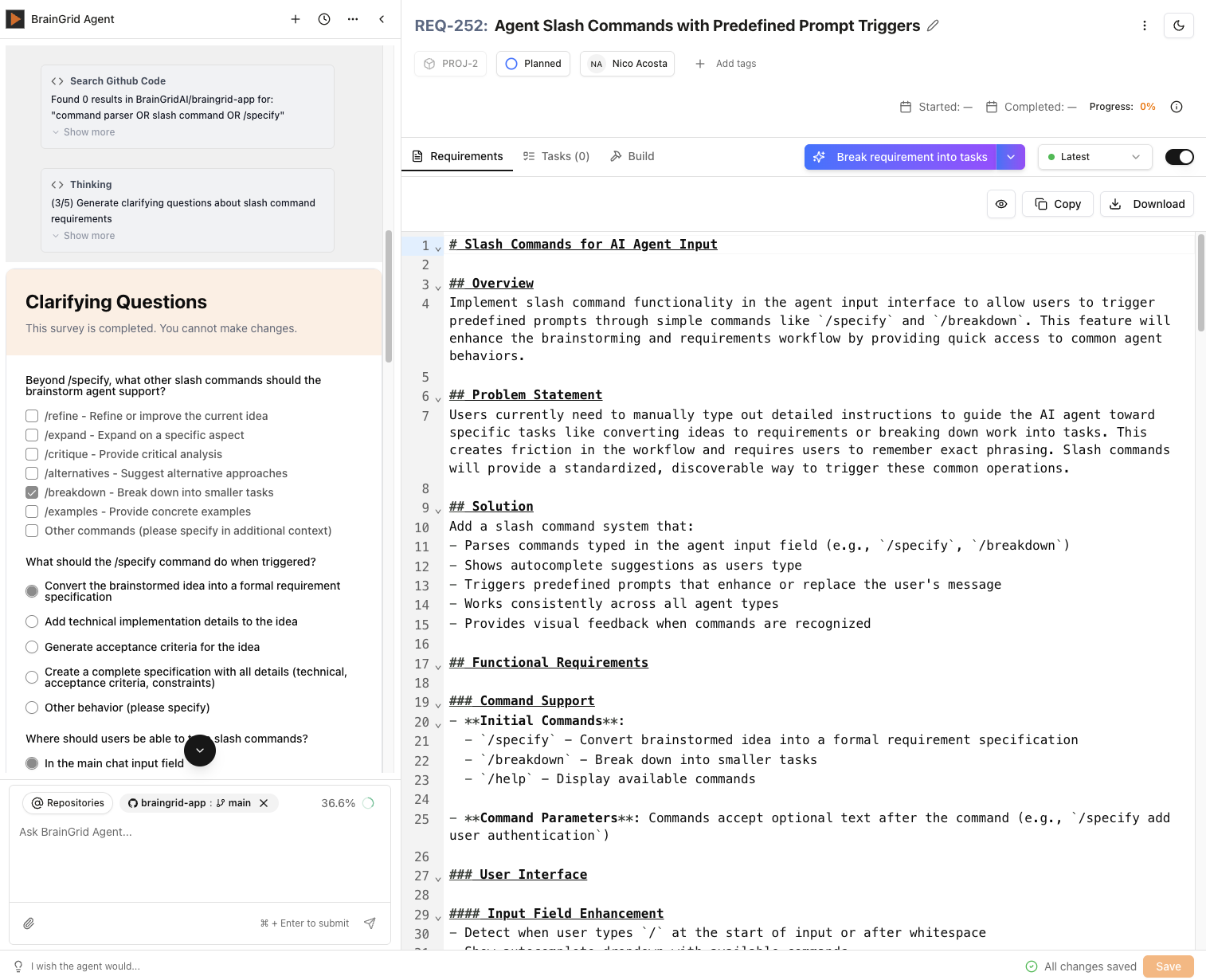 Screenshot 1 of BrainGrid AI, Inc