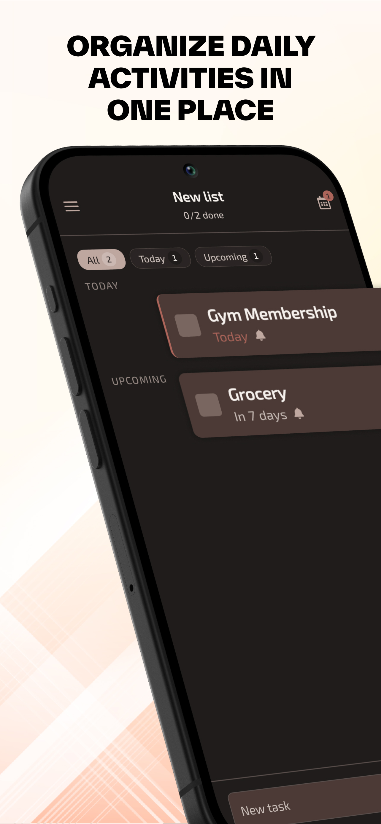 Screenshot 2 of QuickDone: Minimalistic To-Do List