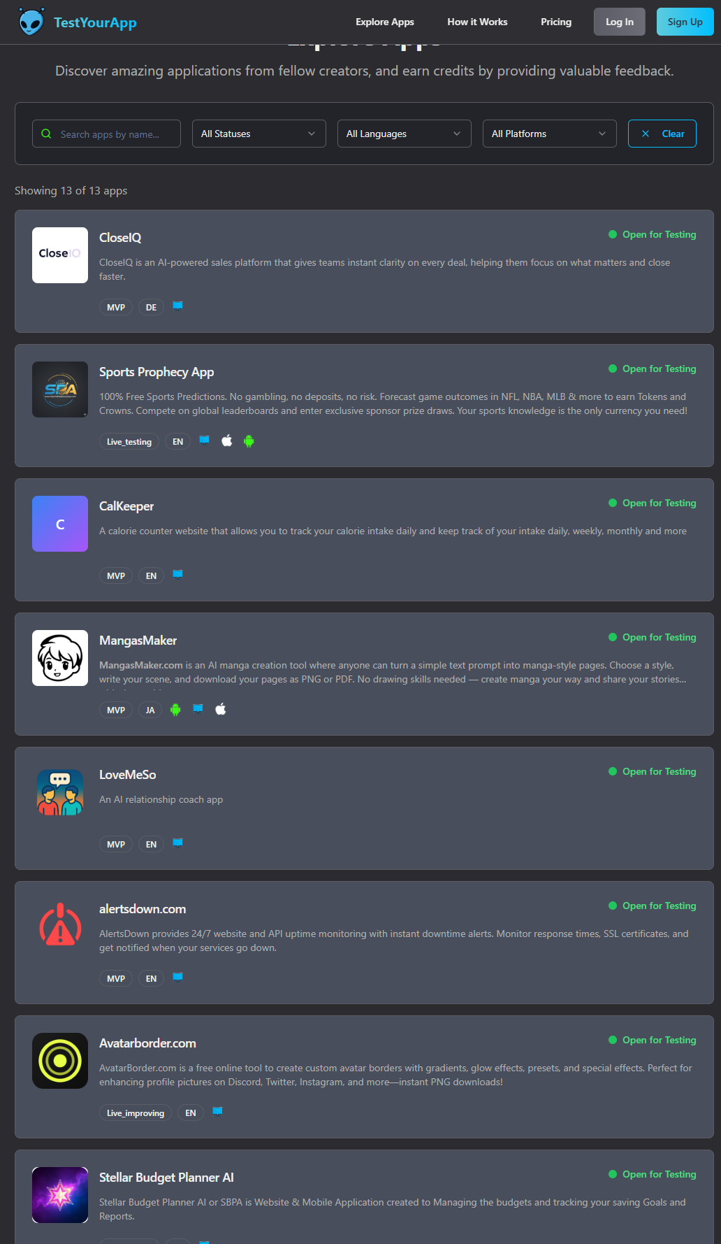 Screenshot 2 of TestYourApp