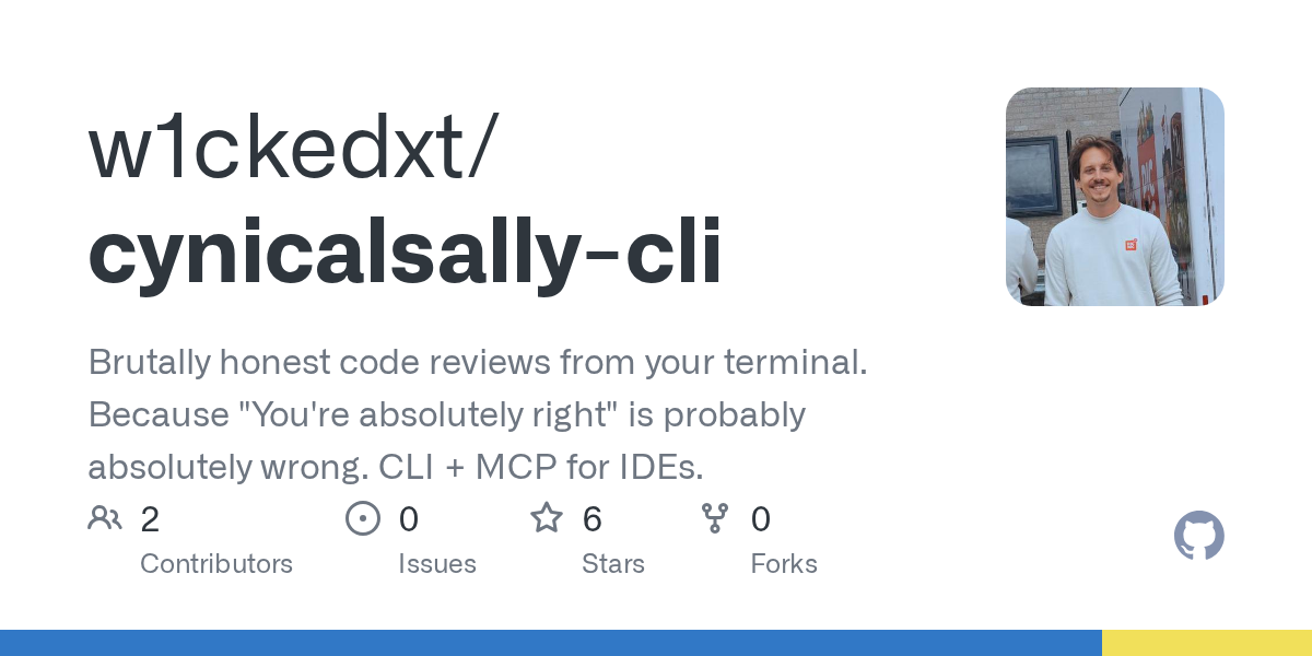 Screenshot 1 of Cynical Sally CLI
