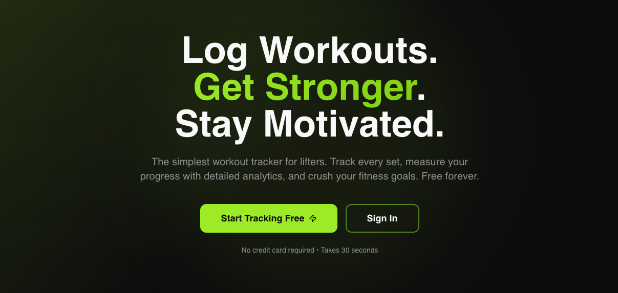 Screenshot 1 of Setly - Workout Tracker & Planner Gym Lo