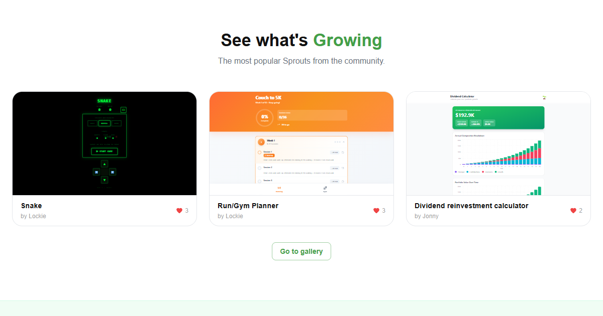 Screenshot 1 of Sprout