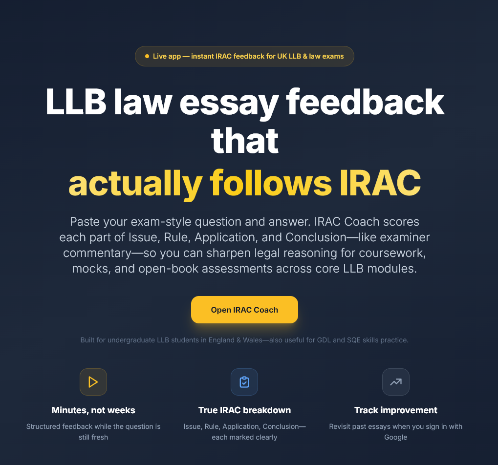 Screenshot 1 of IRAC Coach