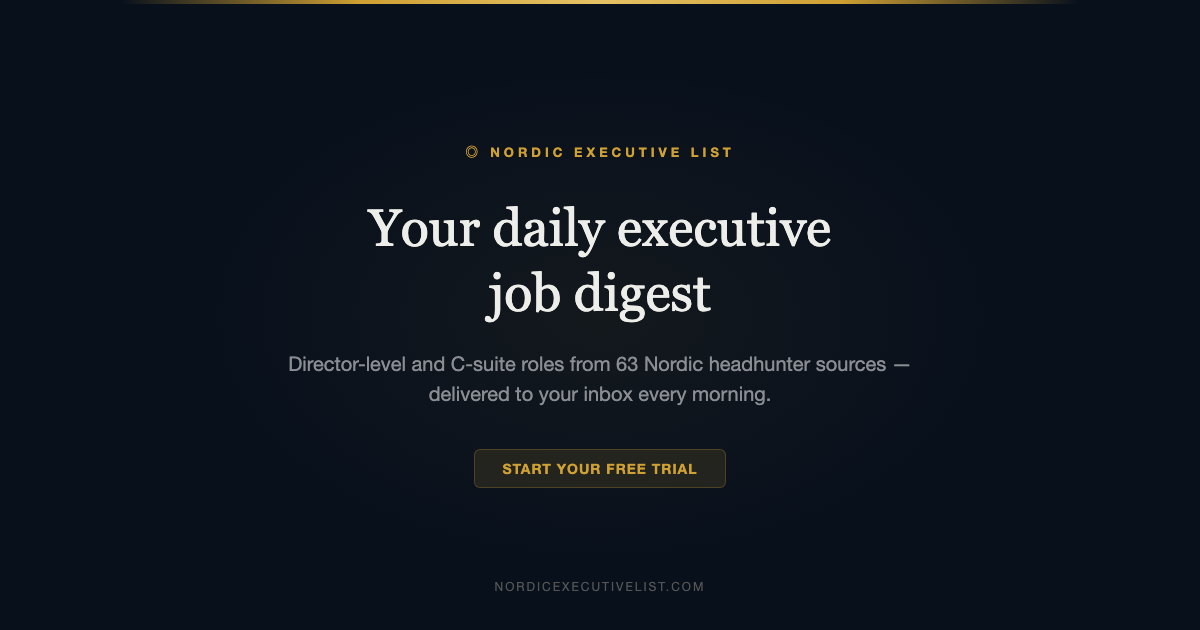 Screenshot 1 of Nordic Executive List