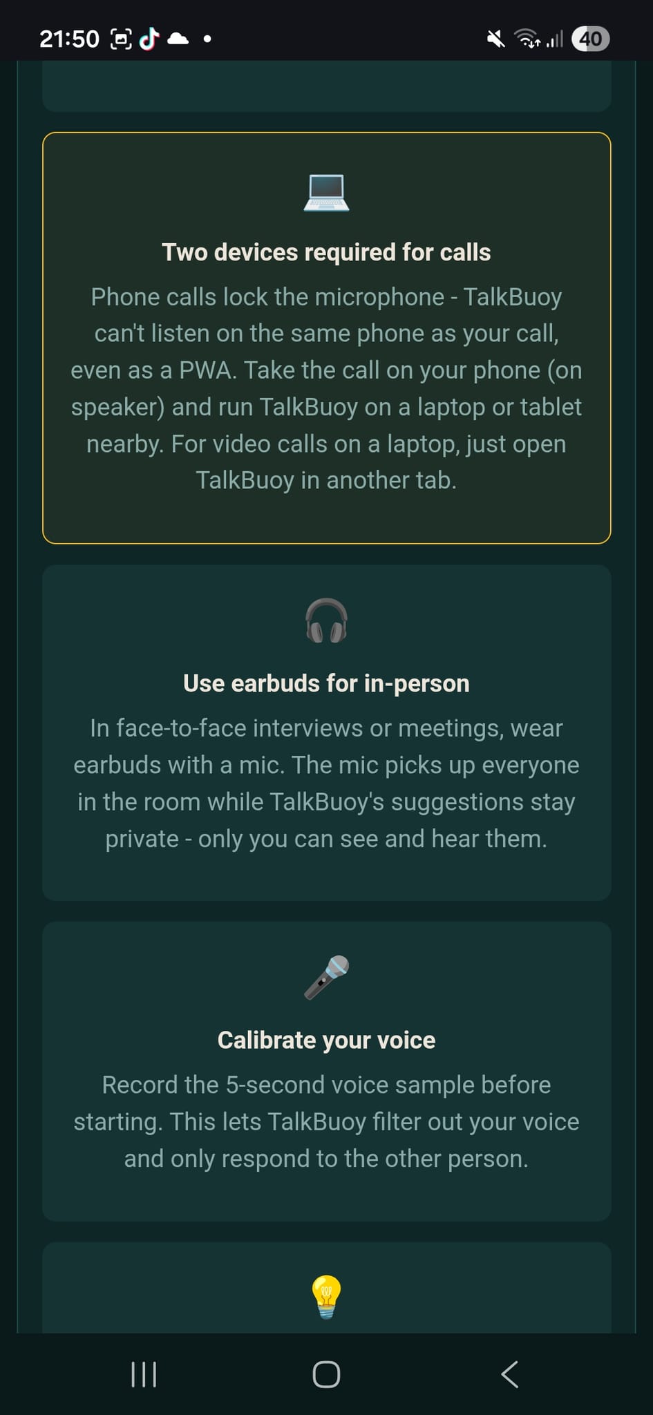 Screenshot 2 of TalkBuoy