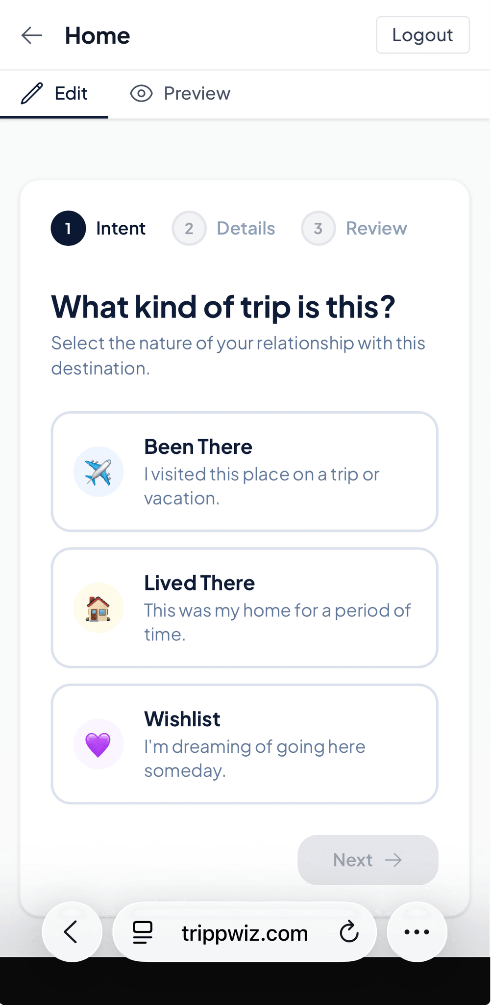 Screenshot 2 of Trippwiz