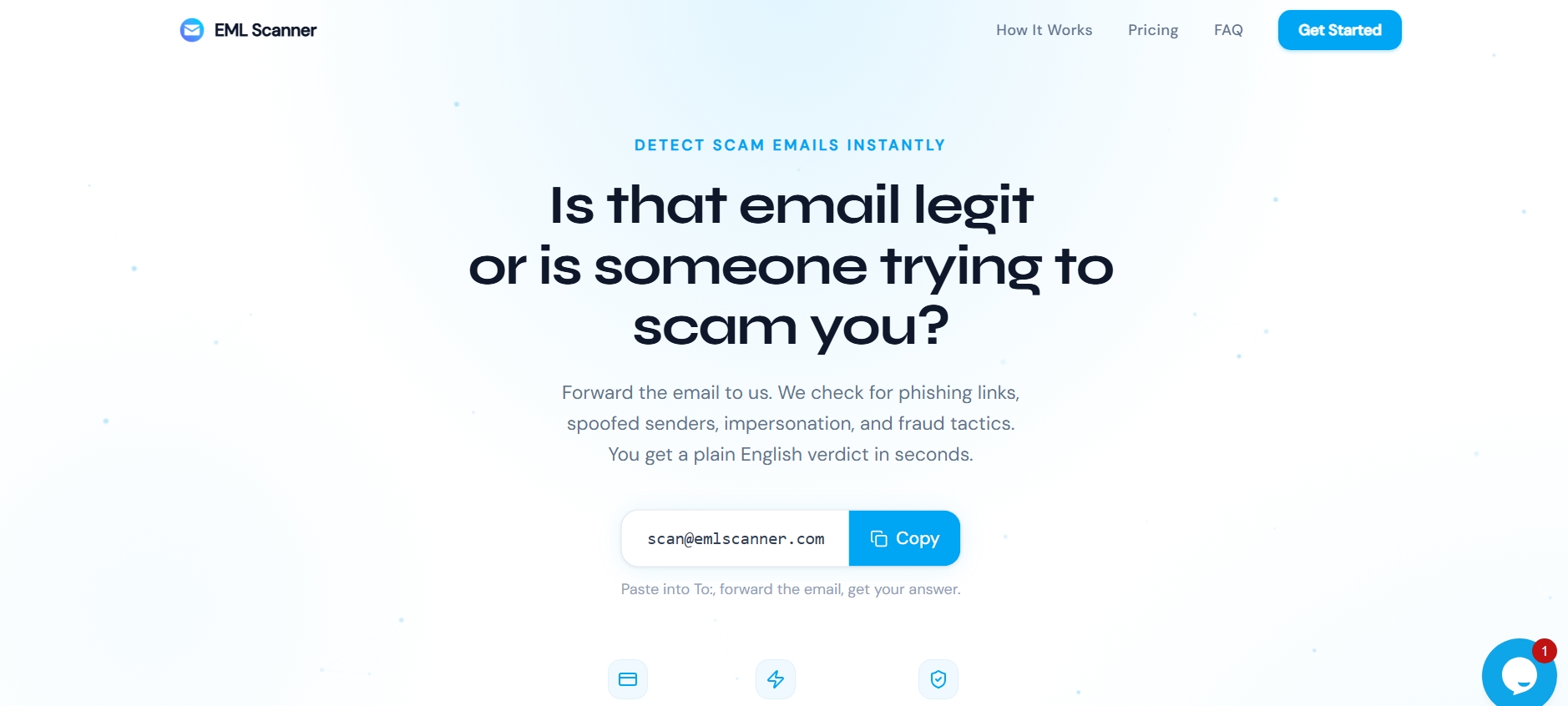 Screenshot 1 of EML Scanner