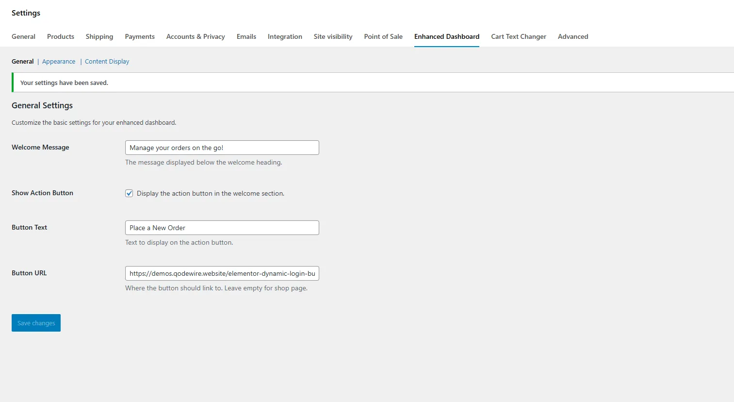 Screenshot 4 of Modern WooCommerce Customer Dashboard