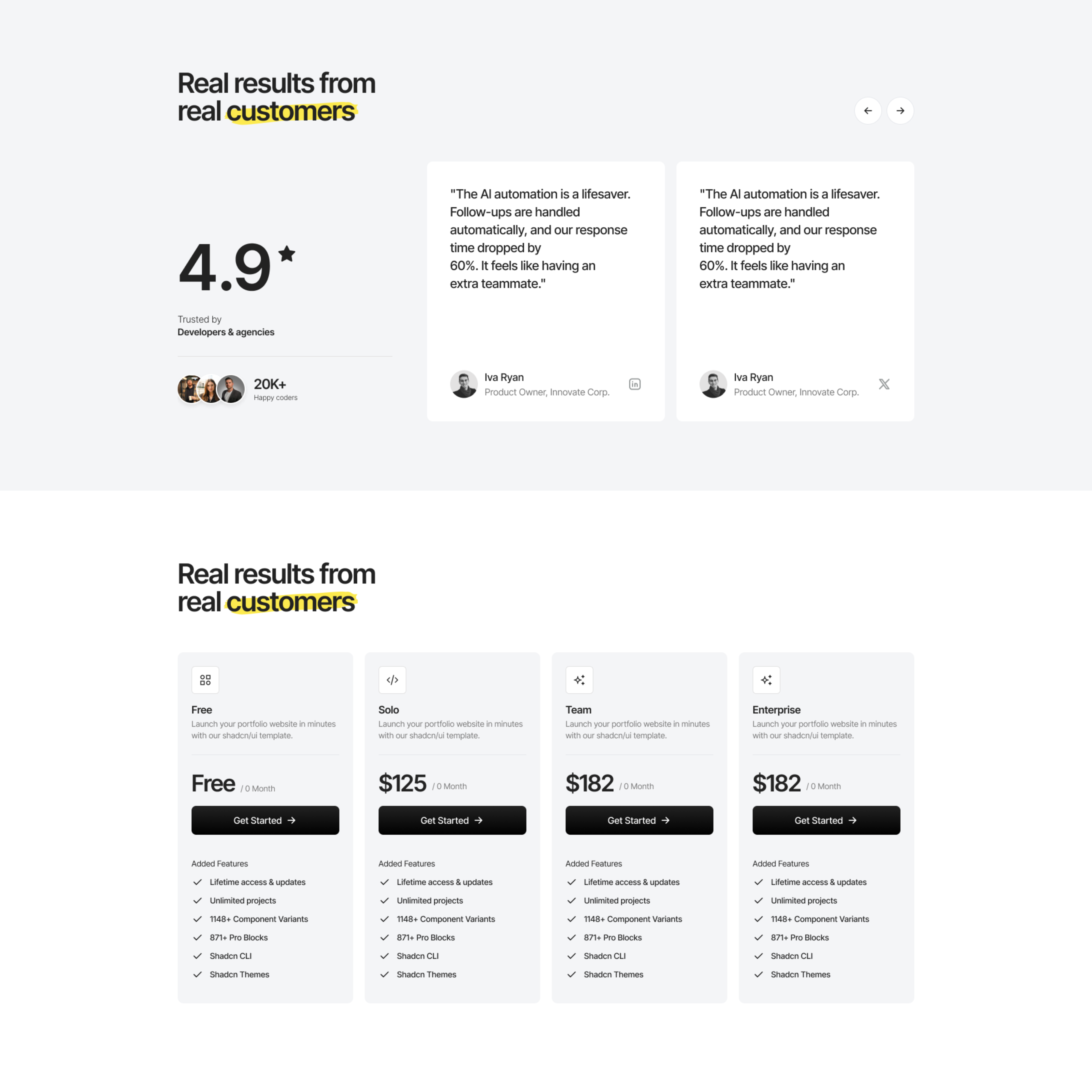 Screenshot 6 of Shadcn Space