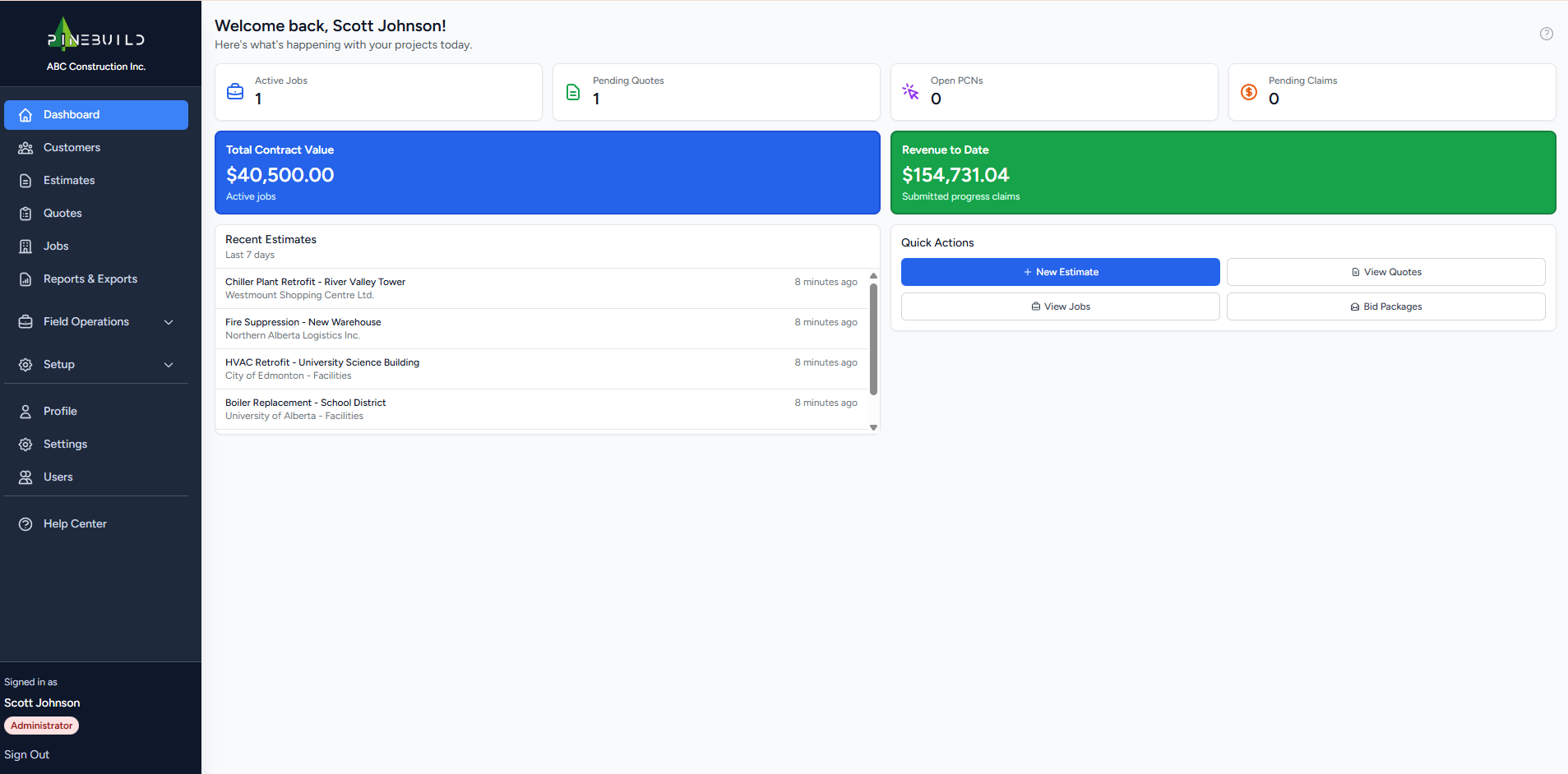 Screenshot 1 of PineBuild