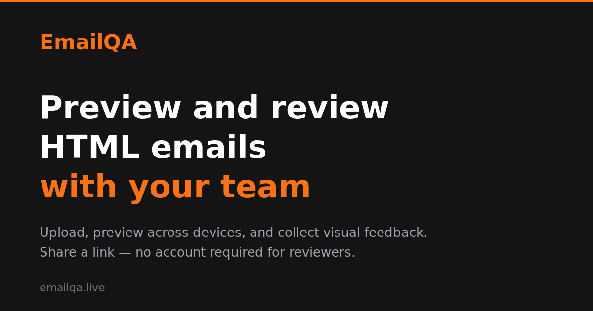 Screenshot 1 of EmailQA
