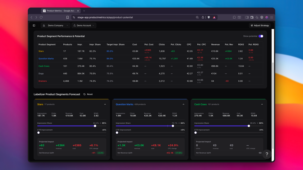 Screenshot 2 of Product Metrics