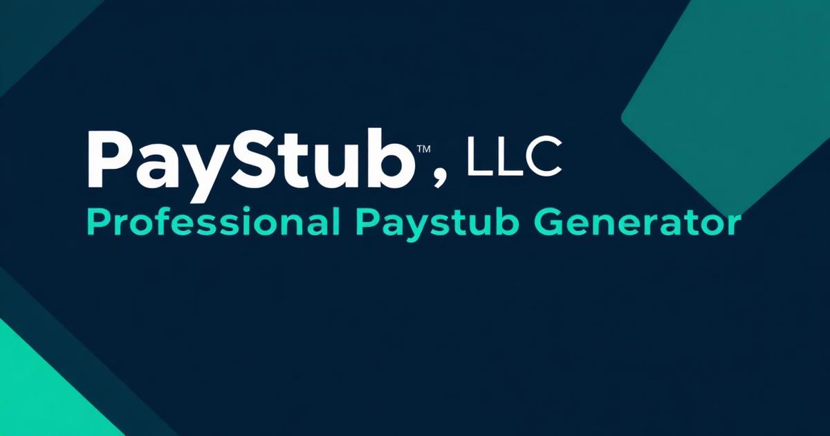 Screenshot 1 of PayStub LLC