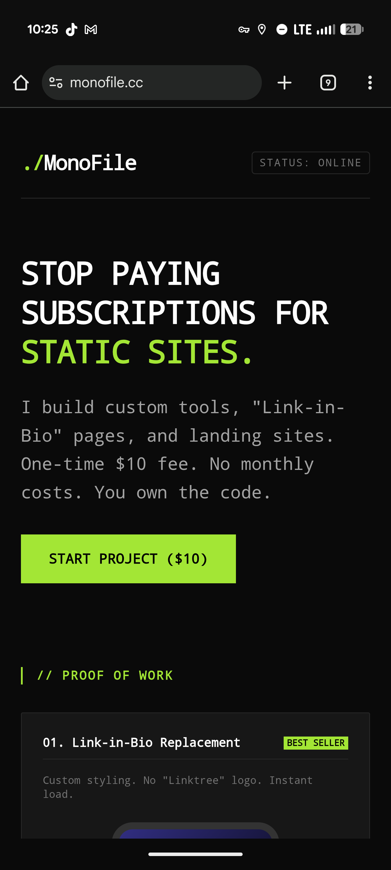 Screenshot 1 of monoFile