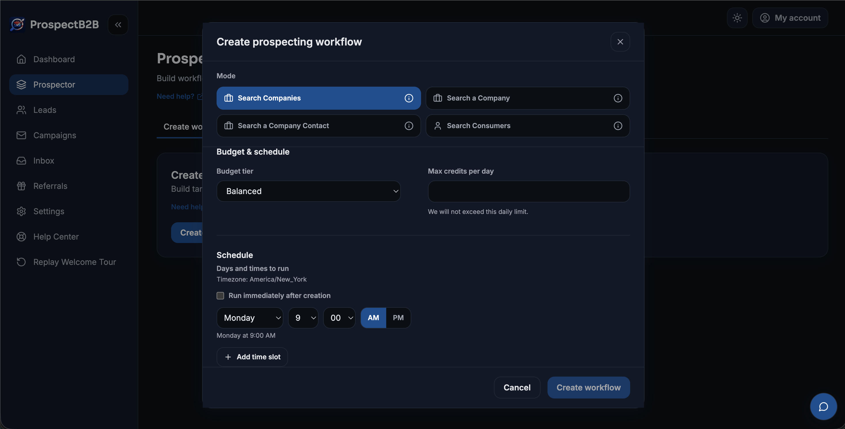 Screenshot 2 of ProspectB2B
