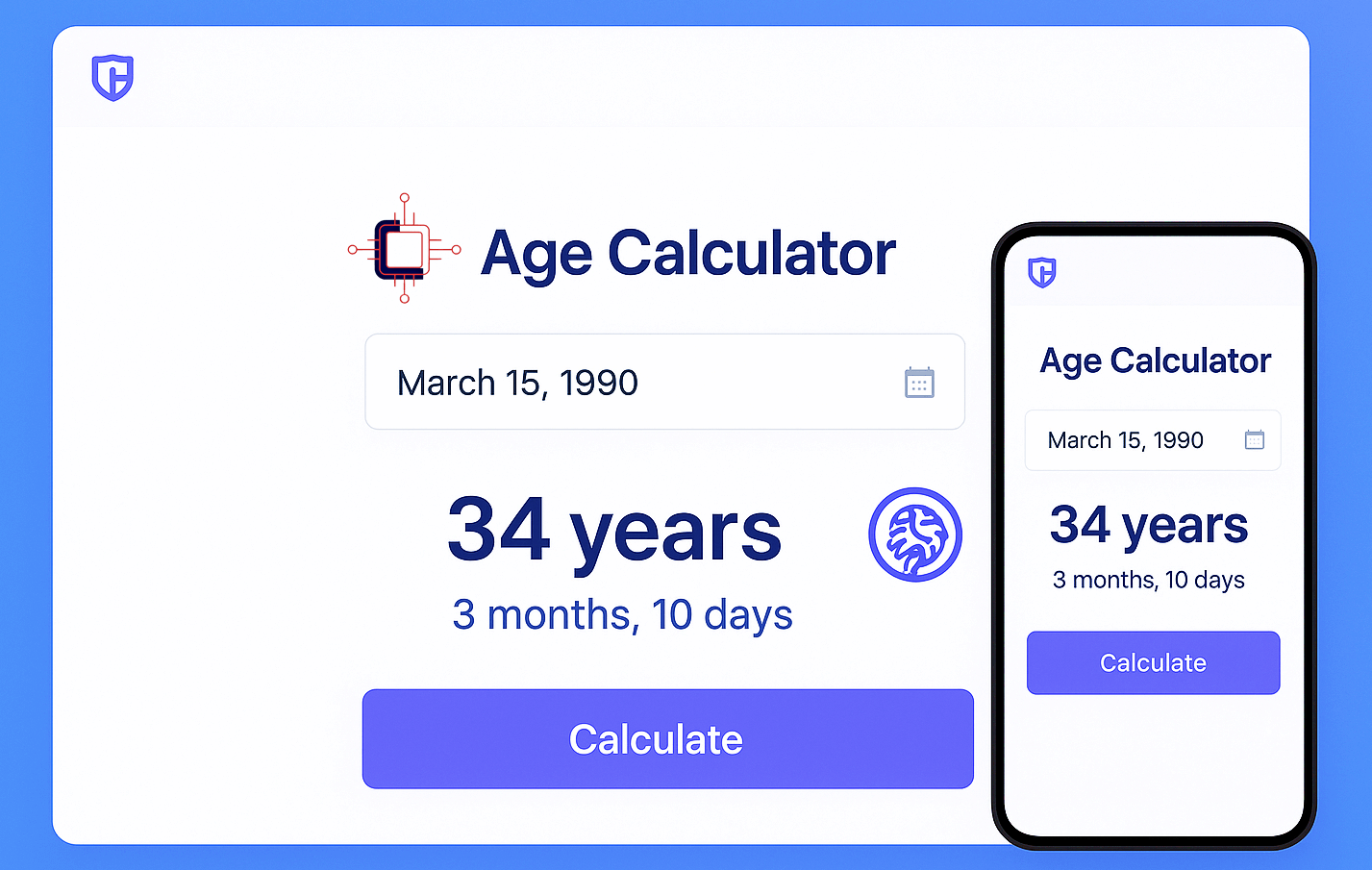 Screenshot 1 of Luxury Age Calculator