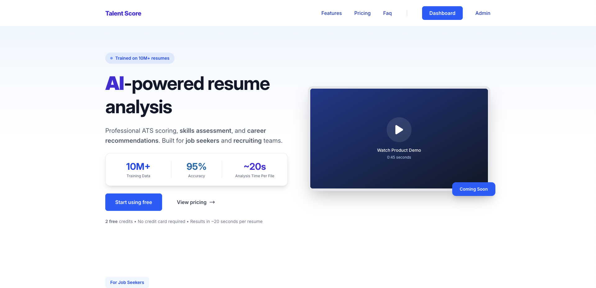 Screenshot 1 of Talent Score