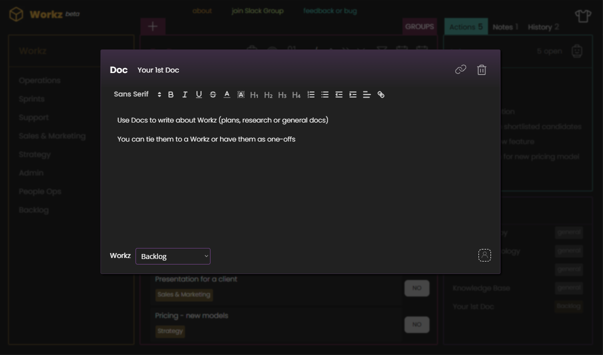 Screenshot 3 of Workz