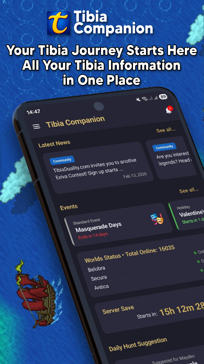 Screenshot 1 of Tibia Companion: All-in-One