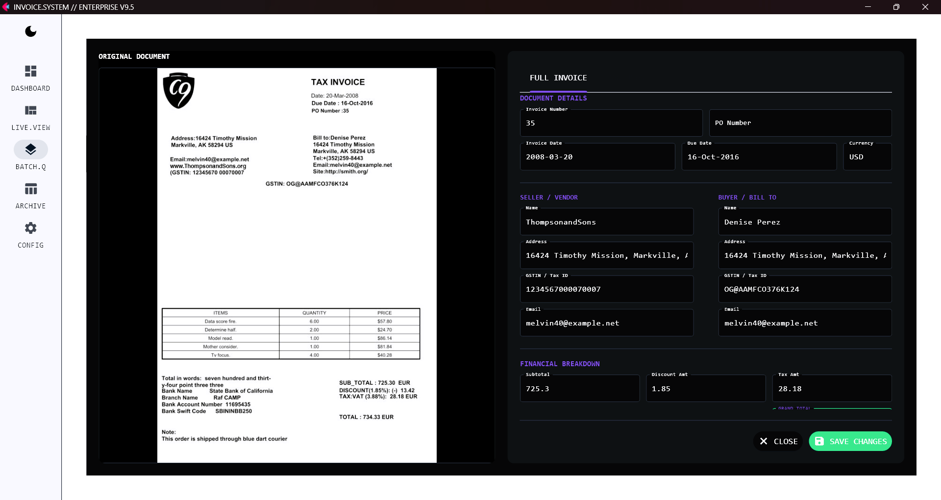 Screenshot 4 of Baraa Invoice System | Enterprise V9.5