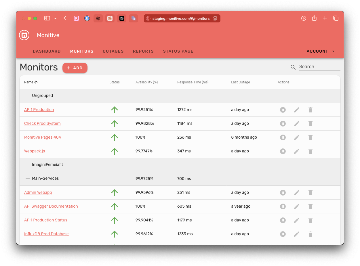 Screenshot 1 of Monitive