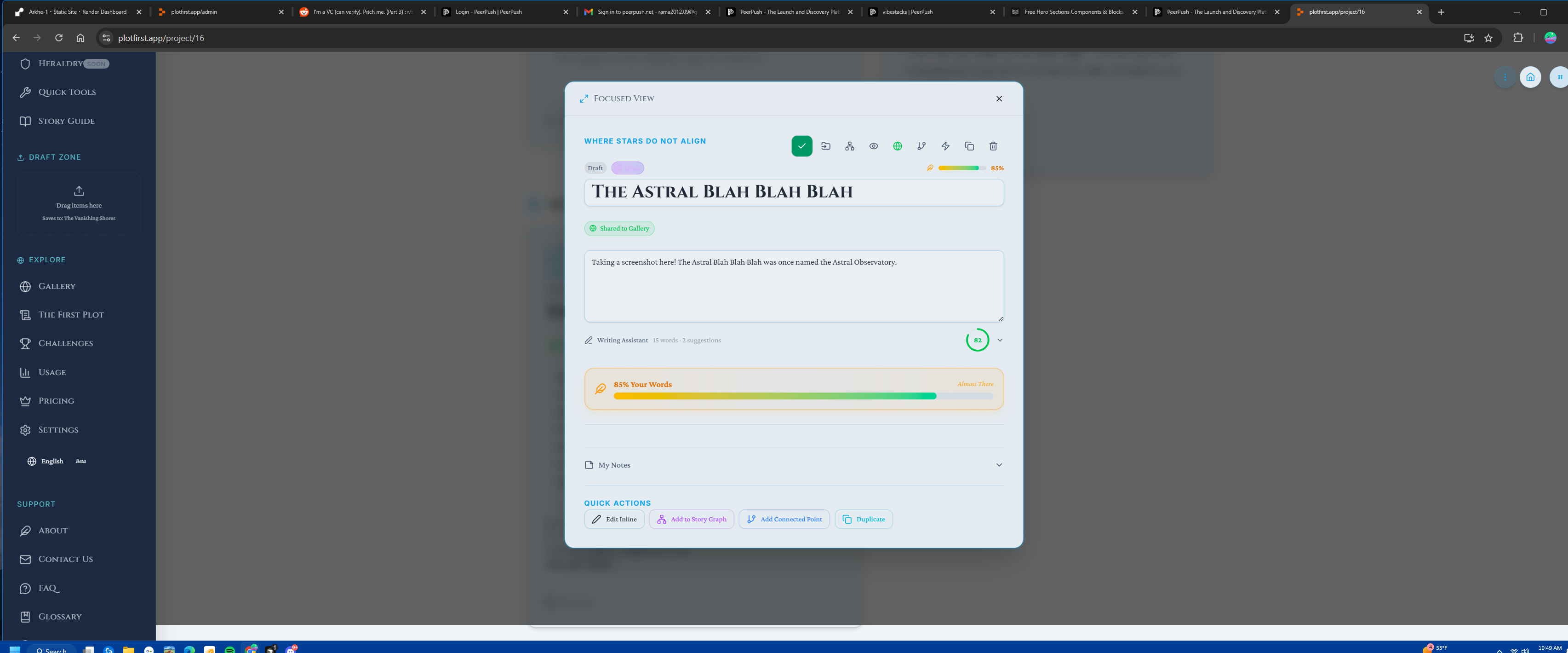 Screenshot 4 of Plot First