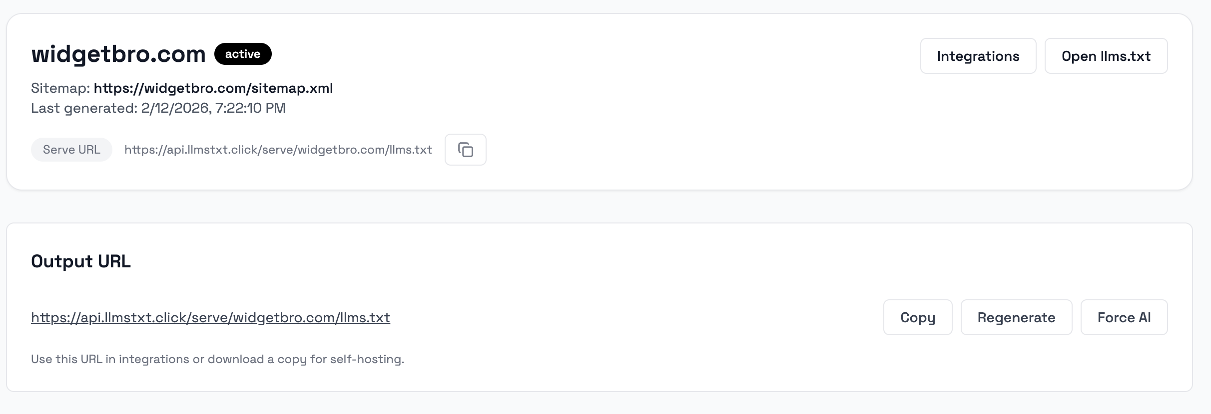 Screenshot 4 of llmstxt.click