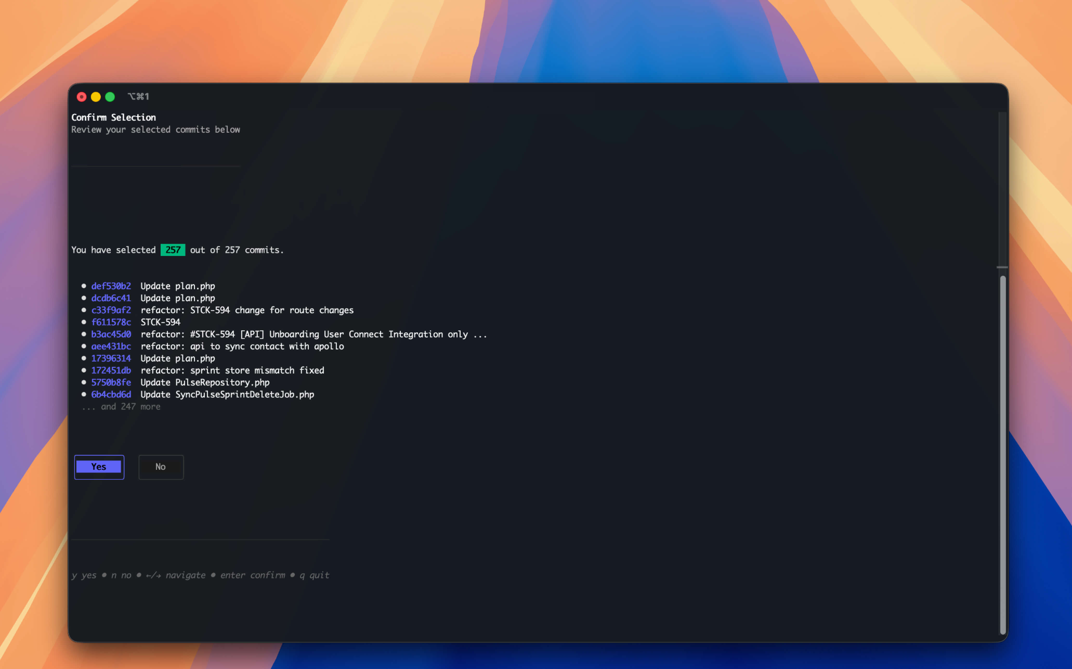 Screenshot 2 of Auto Release Notes