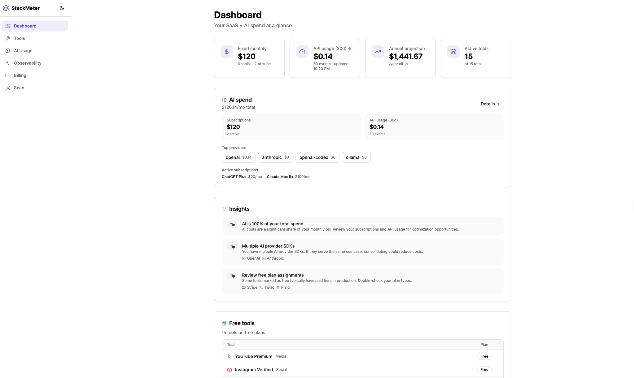 Screenshot 3 of StackMeter