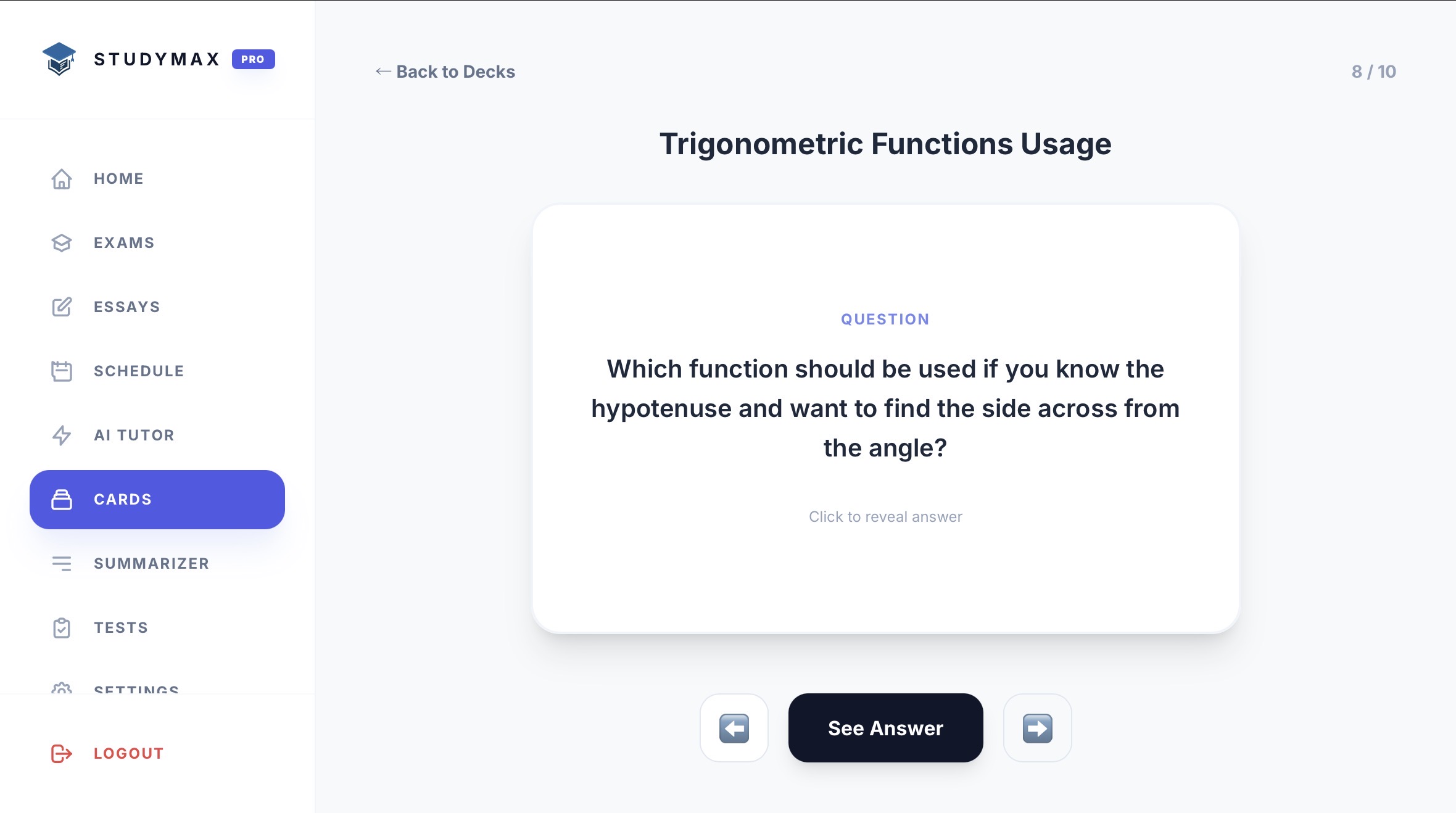 Screenshot 1 of StudyMAX AI