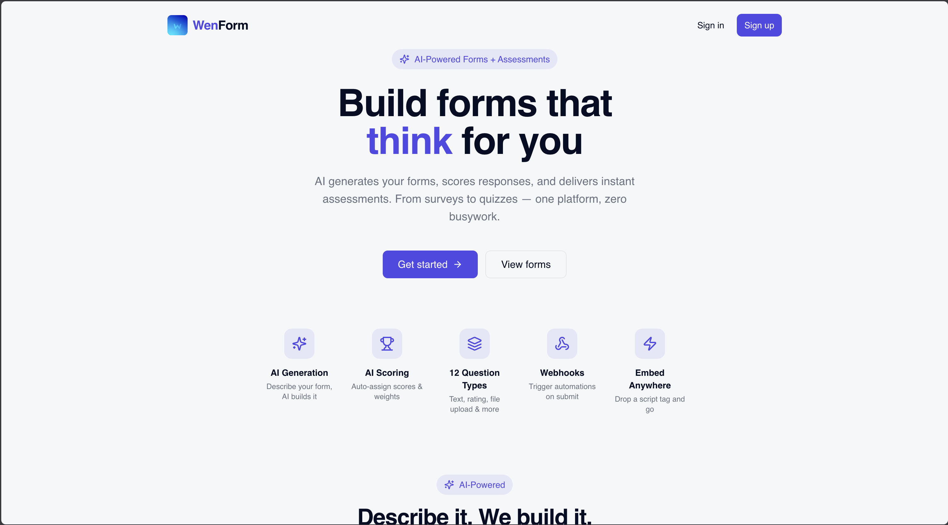 Screenshot 1 of Wenform