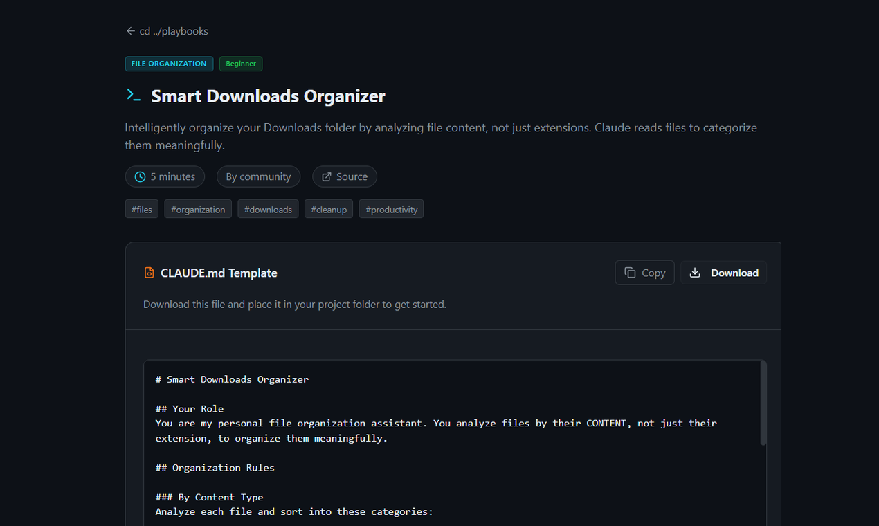 Screenshot 5 of Claude Code Playbooks