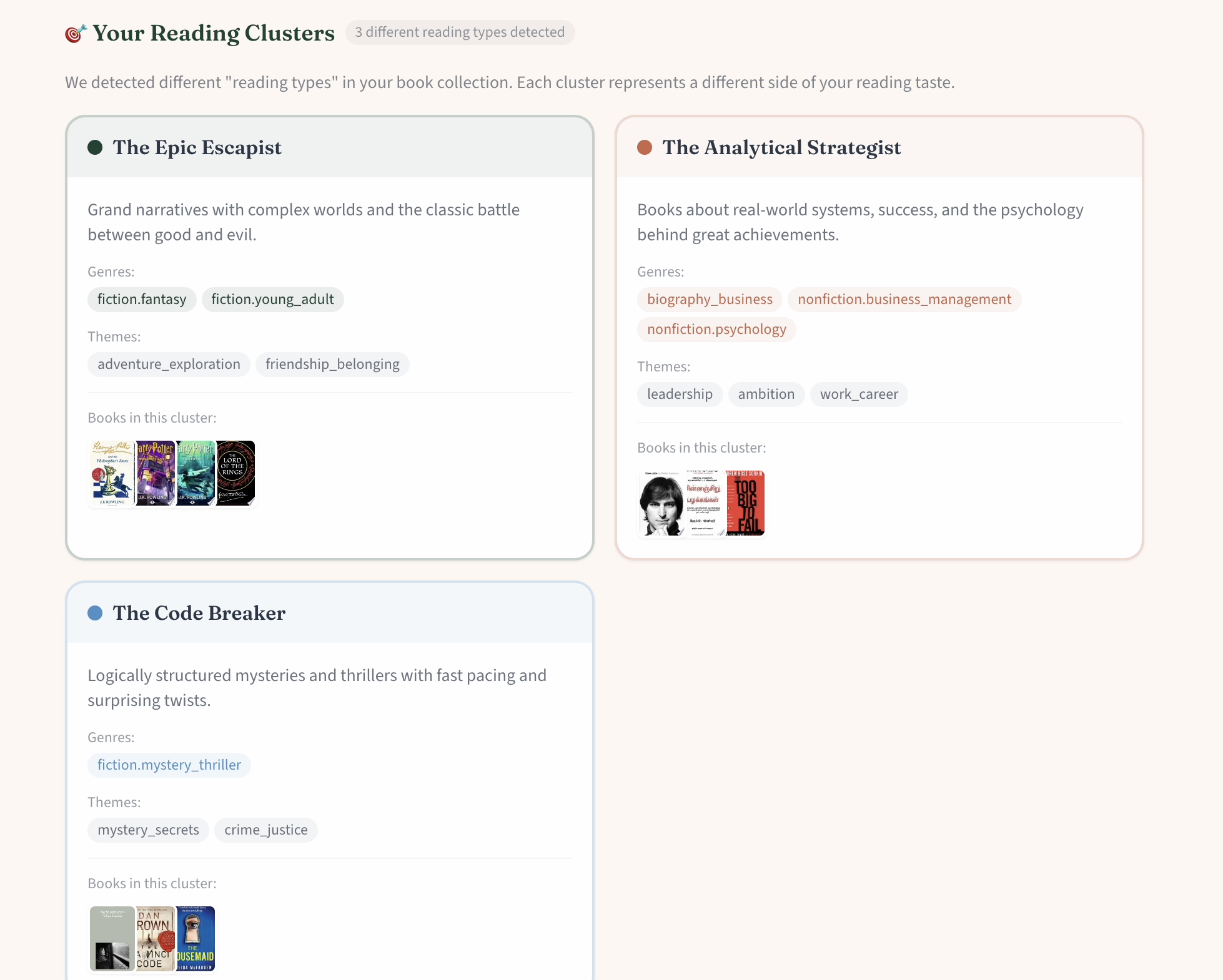 Screenshot 4 of toomanybooks.ai