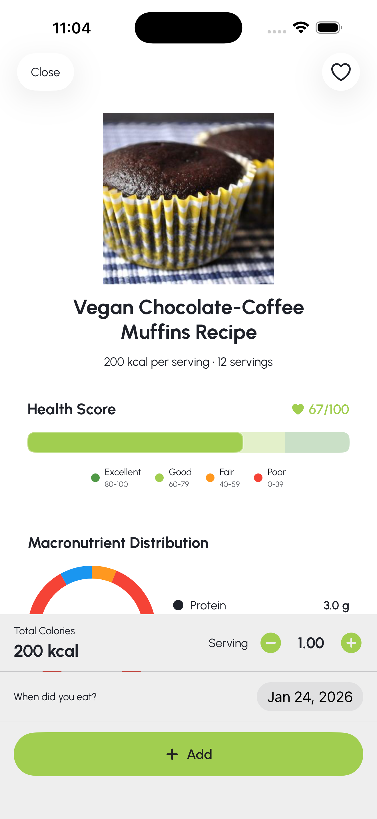 Screenshot 4 of Calorie Smart AI