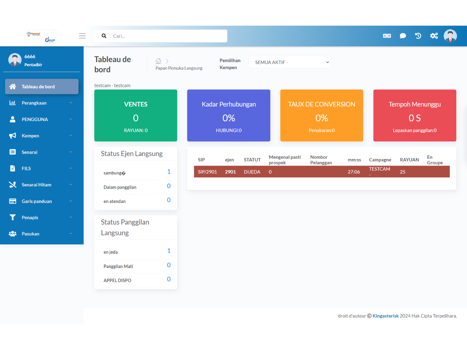 Screenshot 2 of Multi-Language  Dialer Solution: