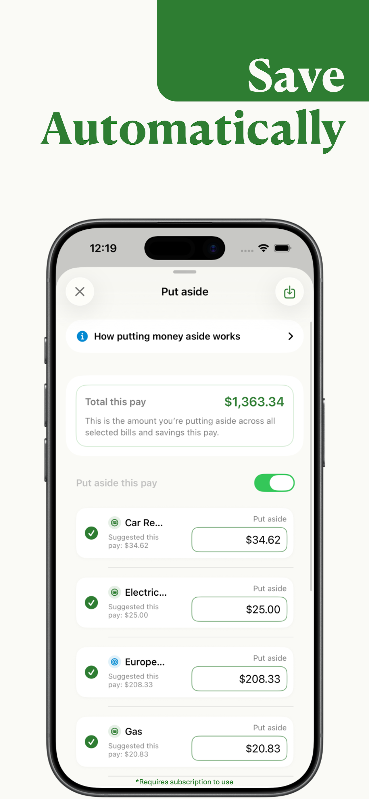Screenshot 4 of OurBudget