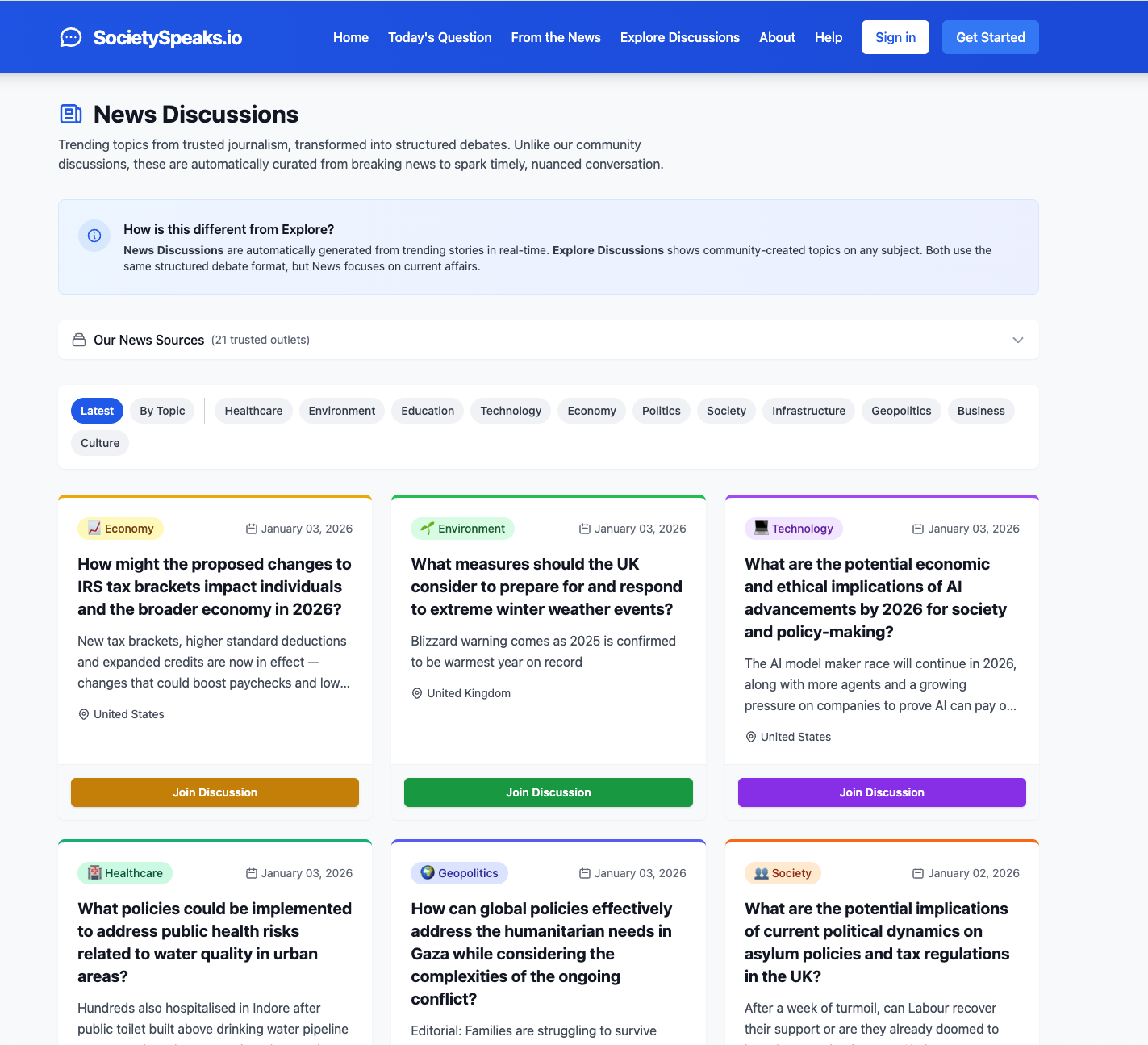 Screenshot 5 of Society Speaks