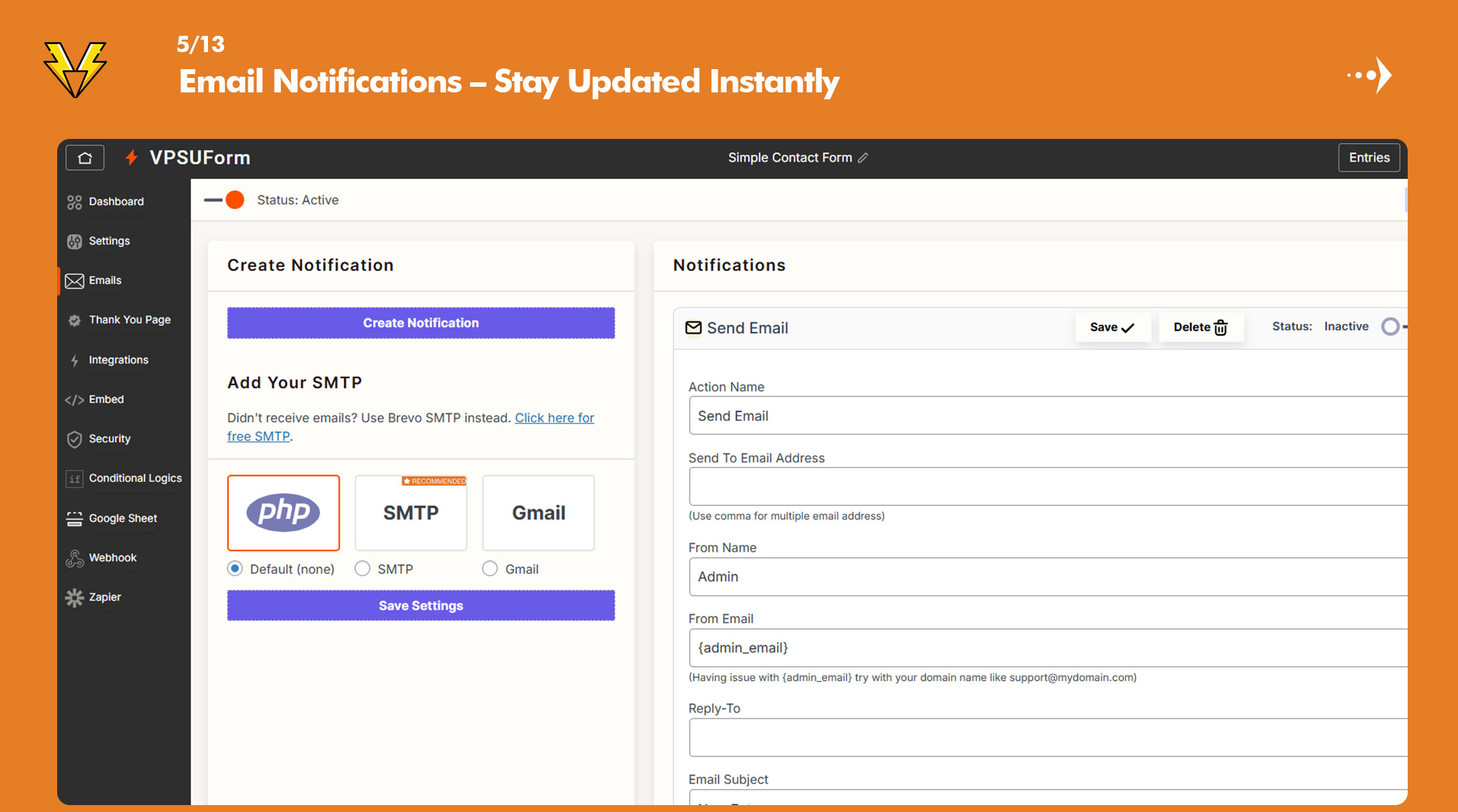 Screenshot 4 of VPSUForm