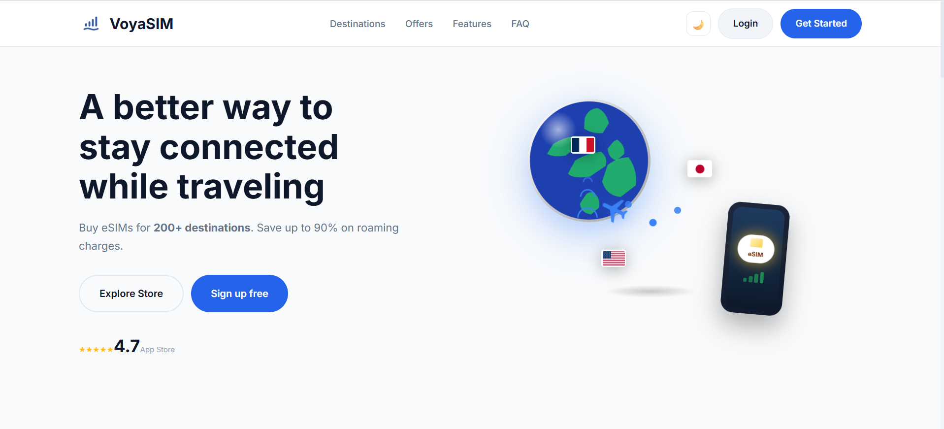 Screenshot 1 of VoyaSIM