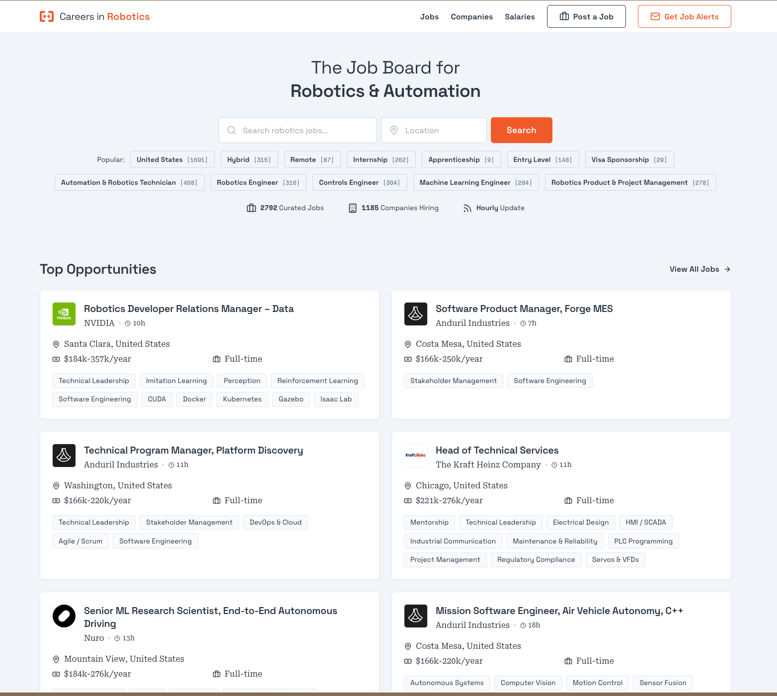 Screenshot 2 of Robotics & Automation Jobs