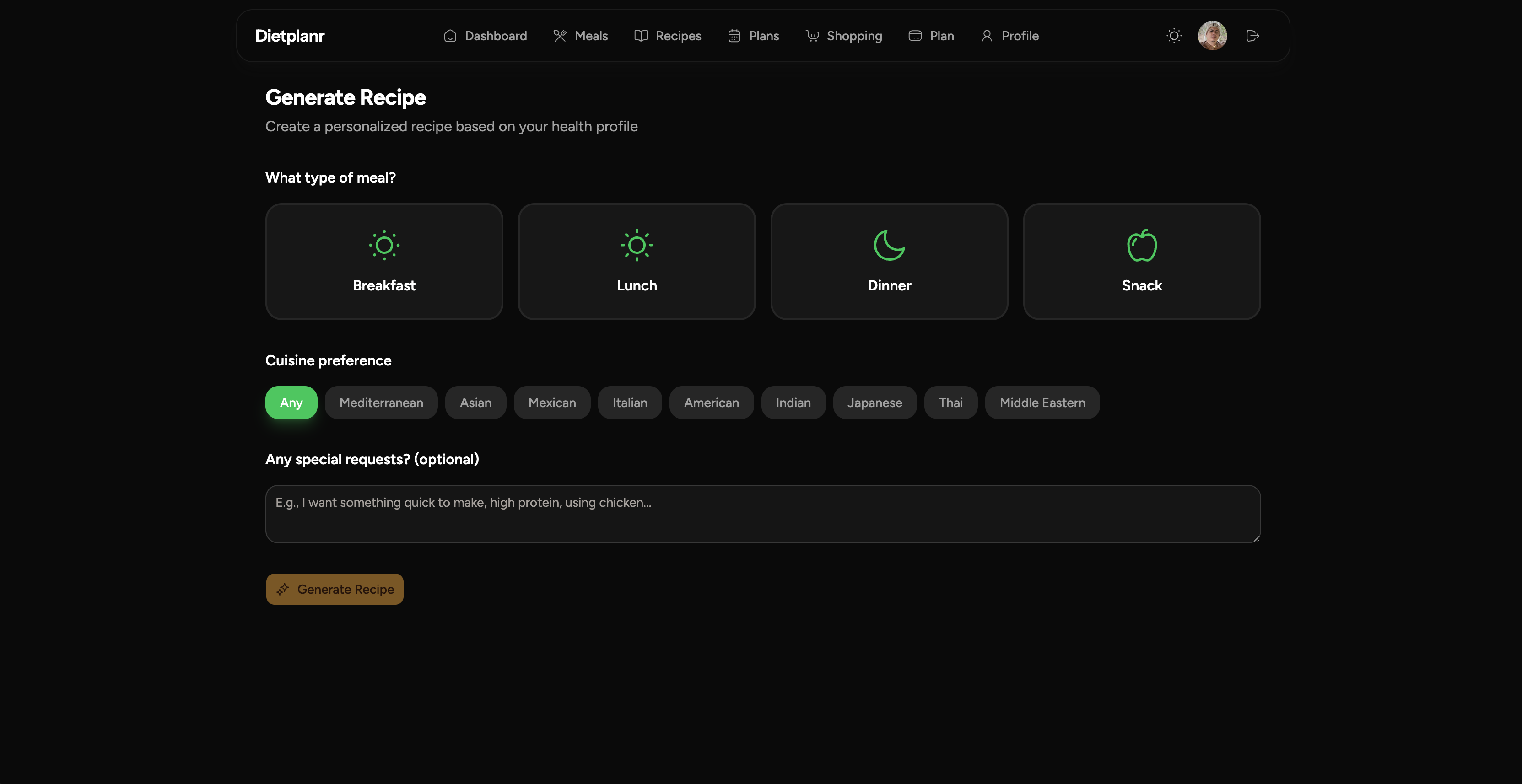 Screenshot 4 of Dietplanr