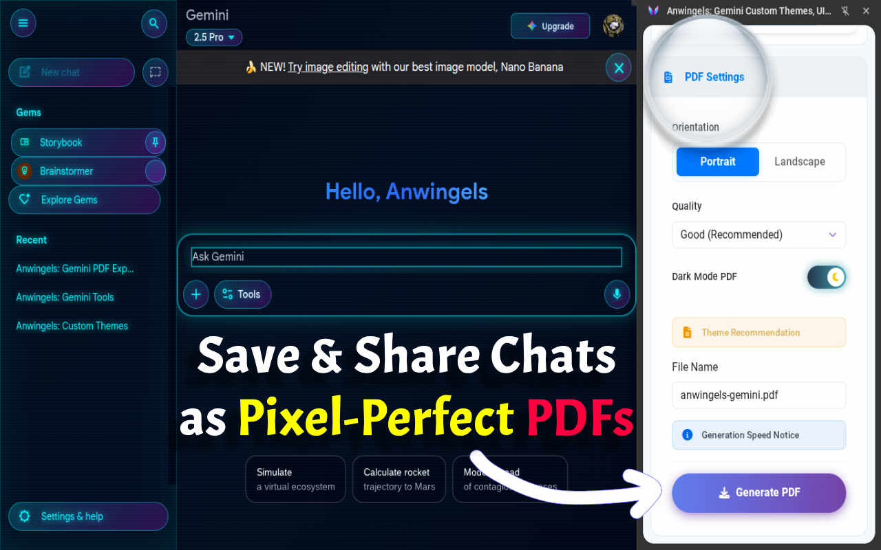 Screenshot 3 of Anwingels: Premium Themes, Live Editor