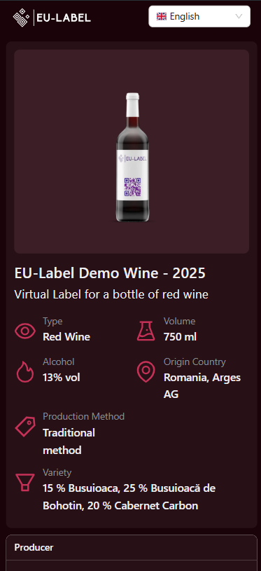 Screenshot 2 of EU-Label