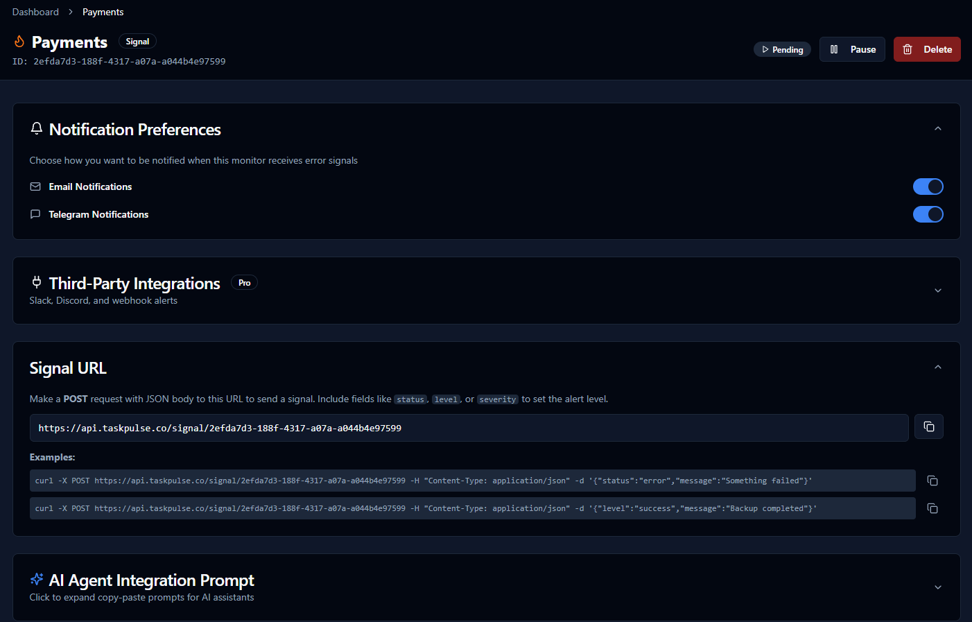 Screenshot 4 of TaskPulse - Monitoring suite