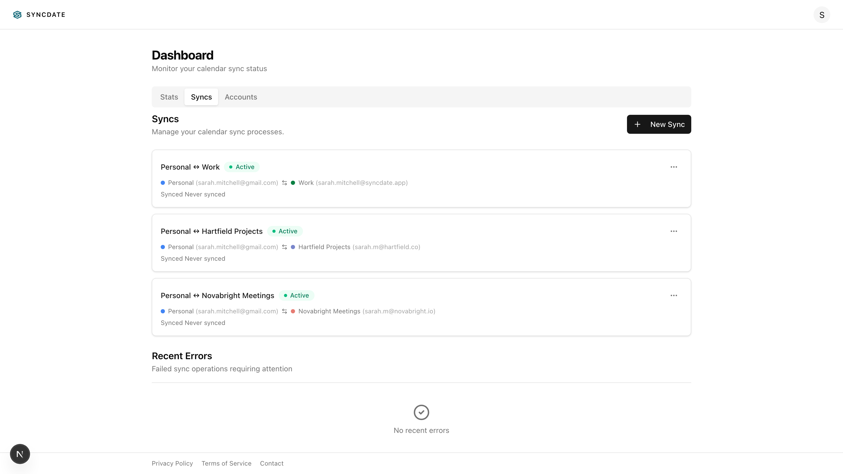 Screenshot 3 of SYNCDATE