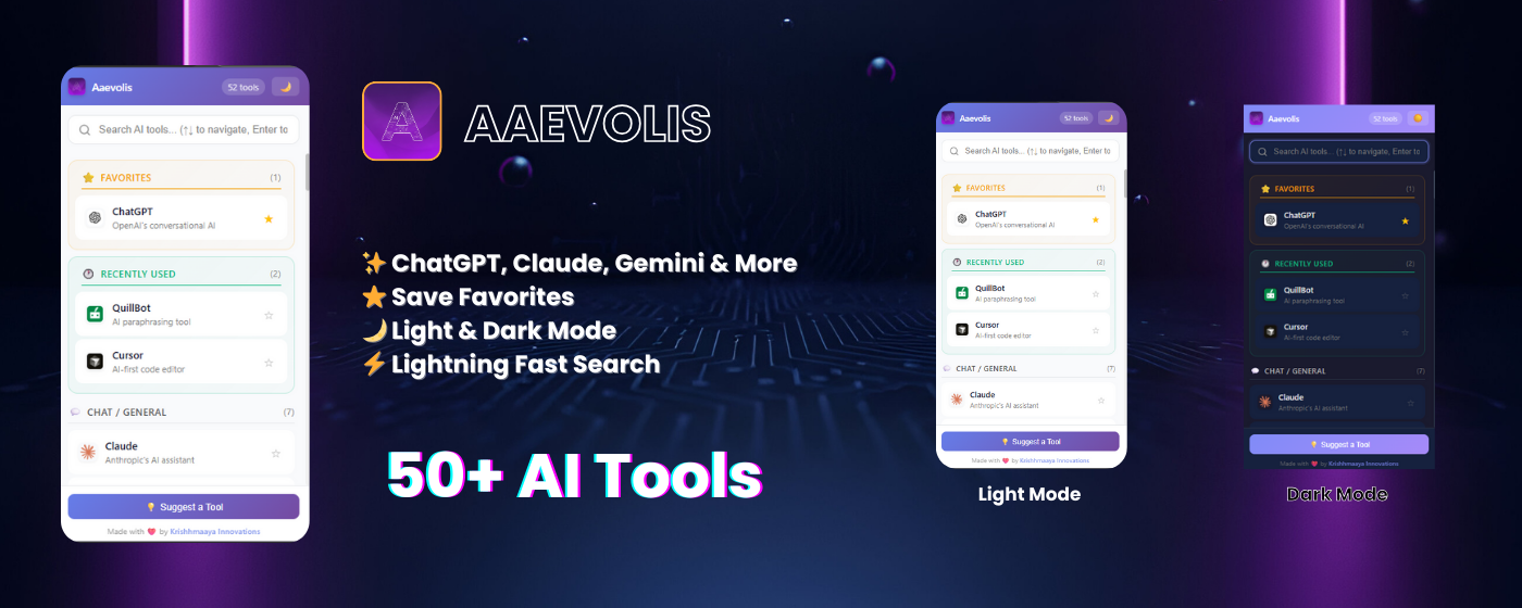 Screenshot 7 of Aaevolis AI Tools Hub
