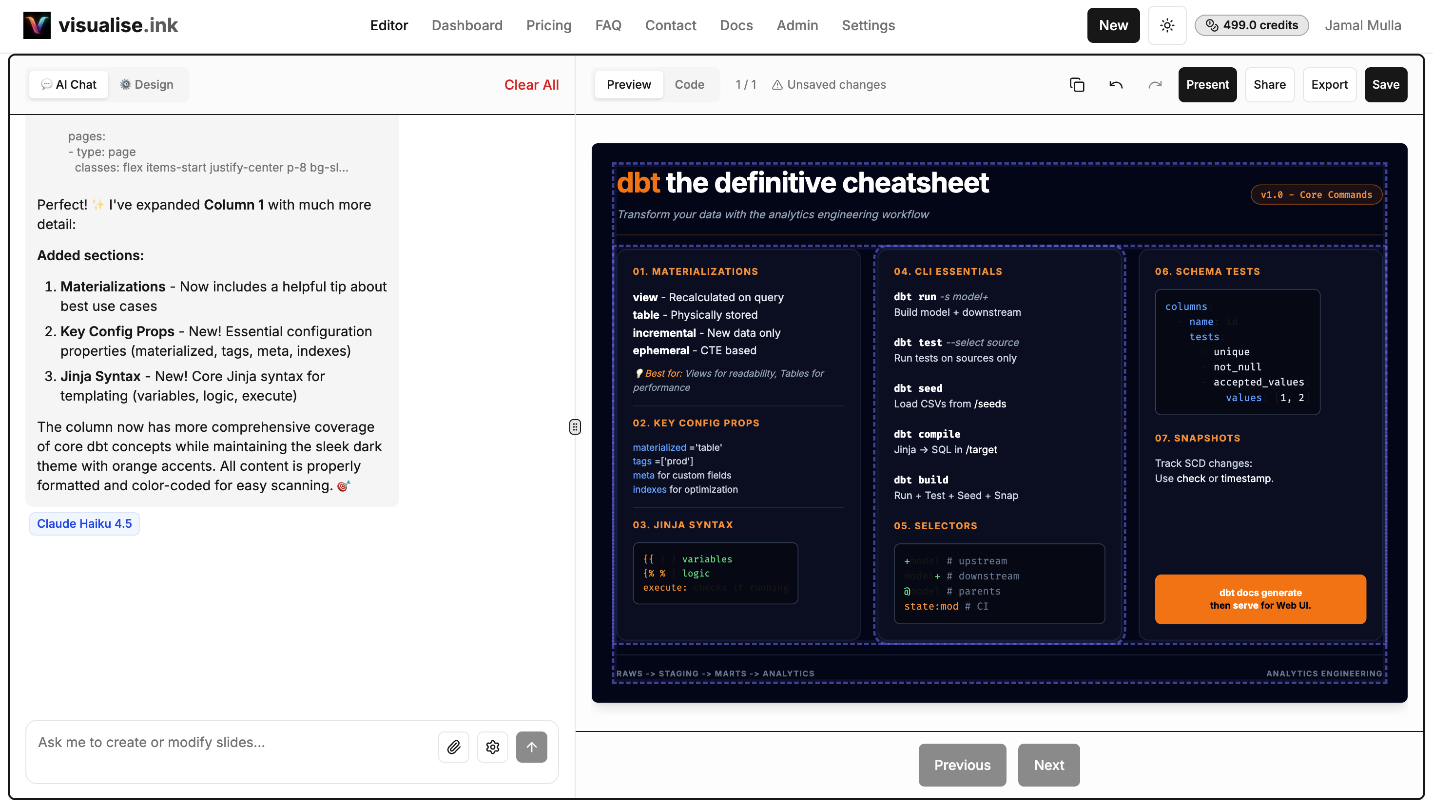 Screenshot 2 of visualise.ink