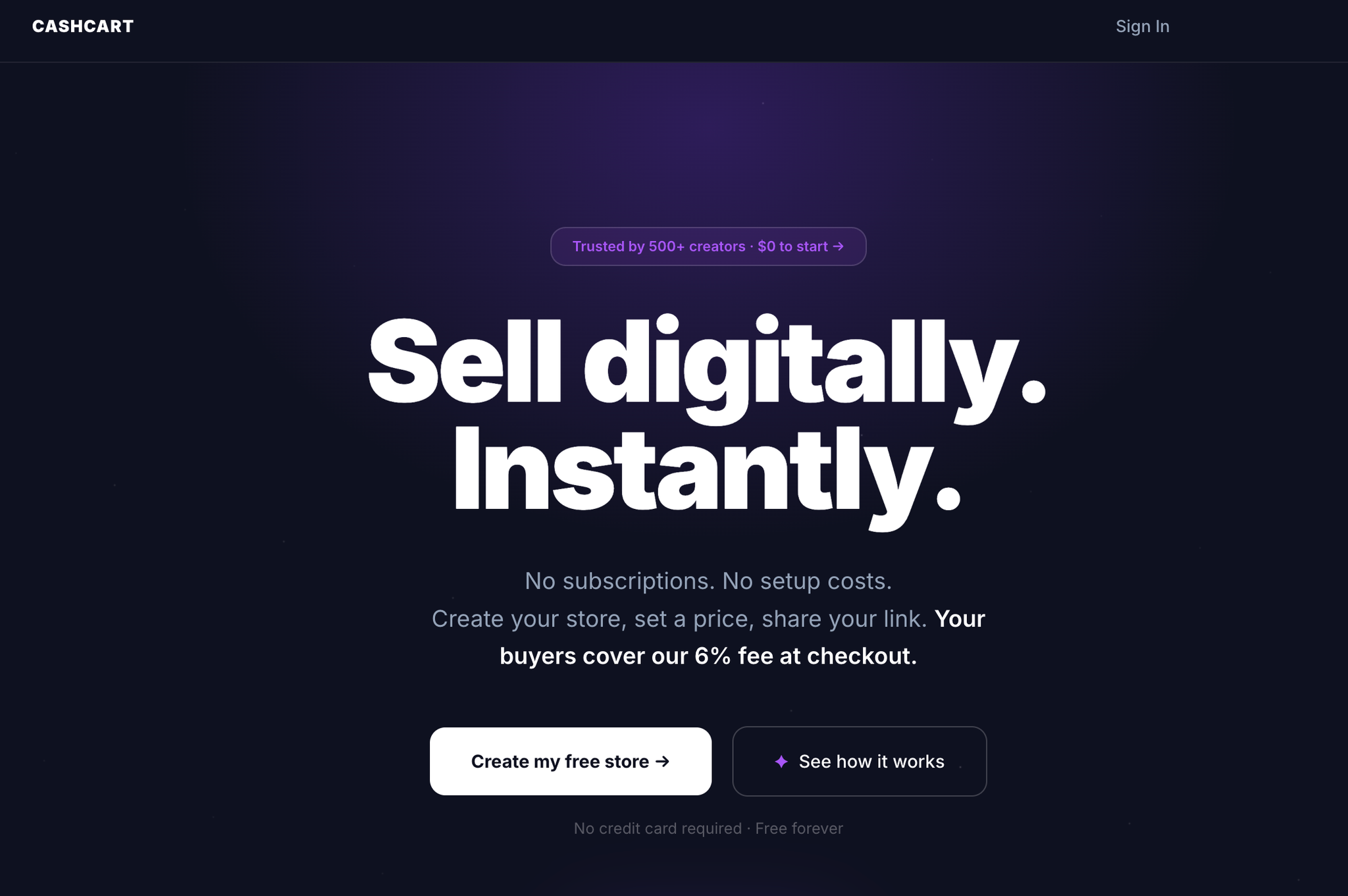 Screenshot 1 of Cashcart